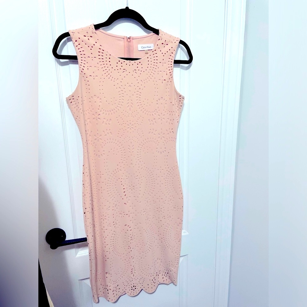 Pink Sheath.Calvin Klein Dress. Size 2.